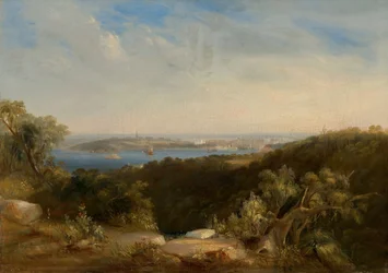 Blick auf den Sydney Harbour mit Sydney Cove